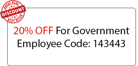 Government Employee Coupon - Locksmith at Sacramento, CA - Sacramento Locksmith
