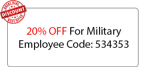 Military Employee Coupon - Locksmith at Sacramento, CA - Sacramento Locksmith